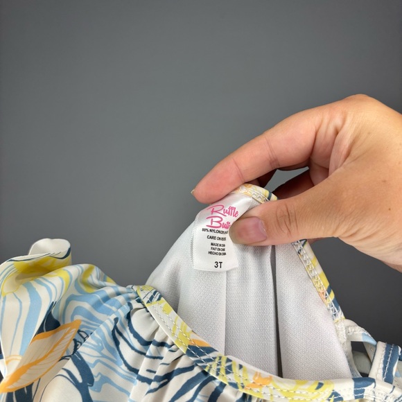 Ruffle Butts Tropical Swimsuit - Picture 4 of 4